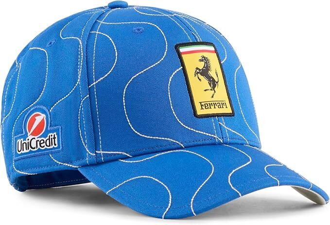 PUMA Scuderia Ferrari Monza 2025 Cappellino Edizione Speciale - Blu - Taglia Unica