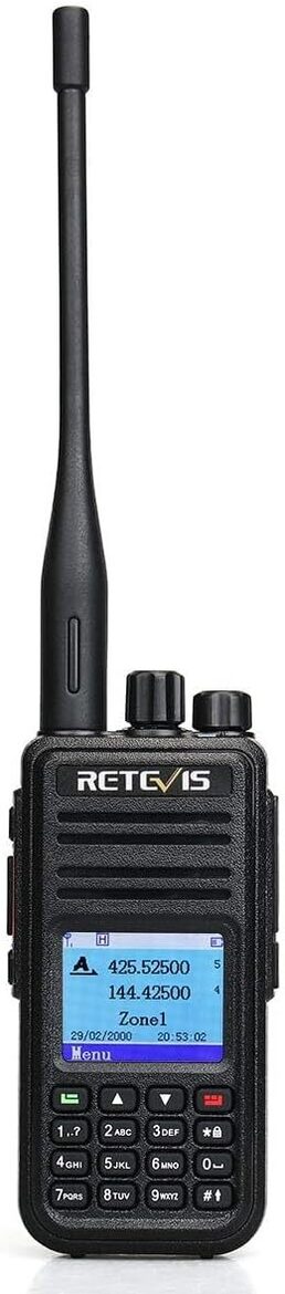Retevis RT3S DMR Walkie Talkie digitale con GPS su 3000 canali.