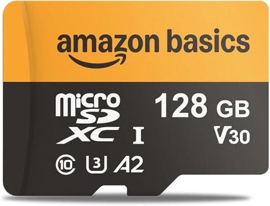 Amazon Basics Scheda microSDXC da 120 GB con Adattatore