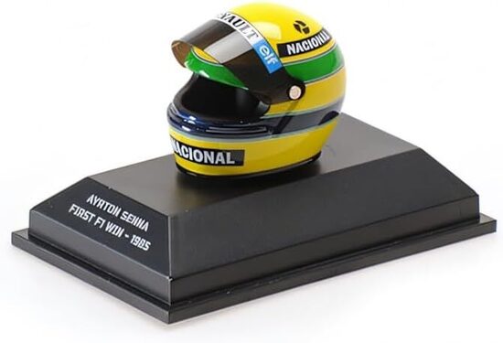 Minichamps 540308512 - Casco Ayrton Senna First F1 Win 1985