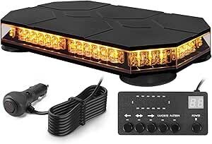 Barra LED arancione per segnalazione su strada (Safety Car)