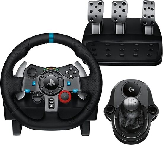 Volante + Pedaliera + Cambio per PS4 | PS5 | PC