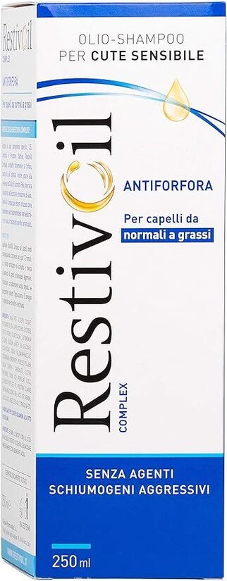 RestivOil Complex Olio Shampoo Delicato Antiforfora per Capelli da Normali a Grassi - 250ml