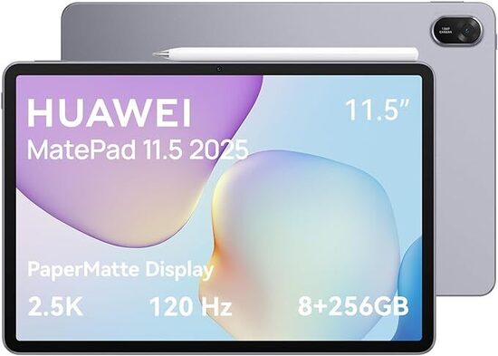 HUAWEI MatePad 11.5 2025 Tablet, Display PaperMatte da 2.5K e 120 Hz