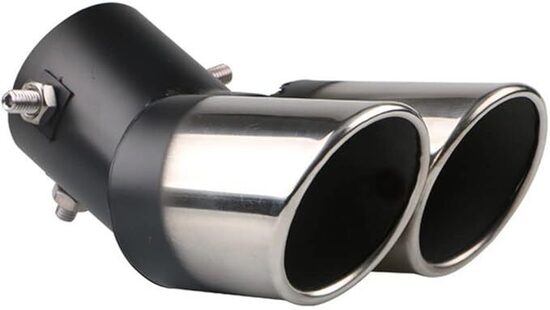 ETOPARS 62mm Tubo di Scarico Auto Universale Terminale
