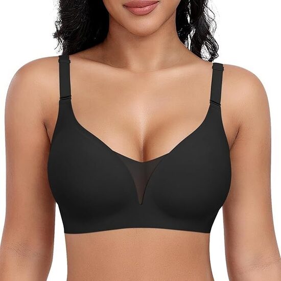 Reggiseno Senza Ferretto con cuciture comodo Scollo a V
