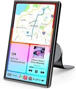Avylet Carplay Auto 7'' Wireless, Schermo per Auto Navigazione GPS, Car play