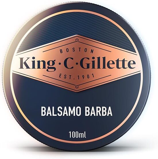 King C. Gillette BALSAMO BARBA, Confezione da 100 ml