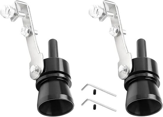 Srvauyea 2 Pezzi Turbo Sound Simulator, Scarico - Misura M