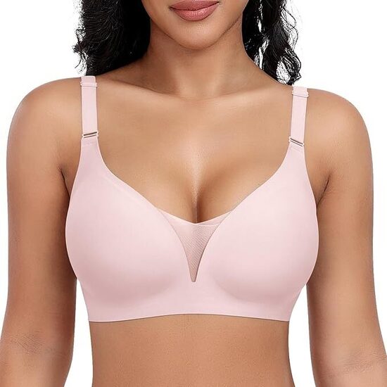 Reggiseno Senza Ferretto con cuciture comodo Scollo a V