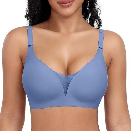 Reggiseno Senza Ferretto con cuciture comodo Scollo a V