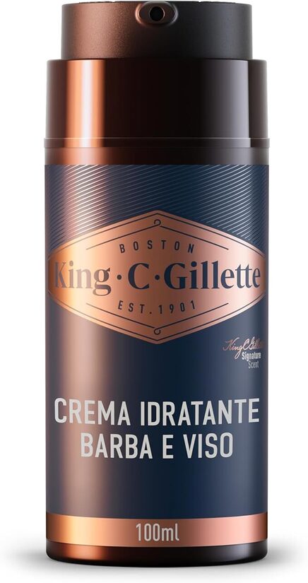 King C. Gillette CREMA IDRATANTE VISO E BARBA