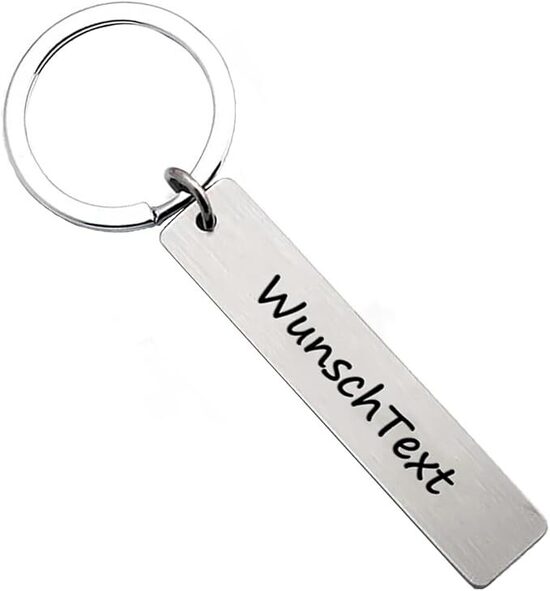 Portachiavi personalizzato con incisione.