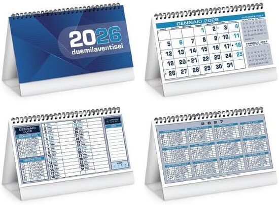 Calendario 2026 da tavolo