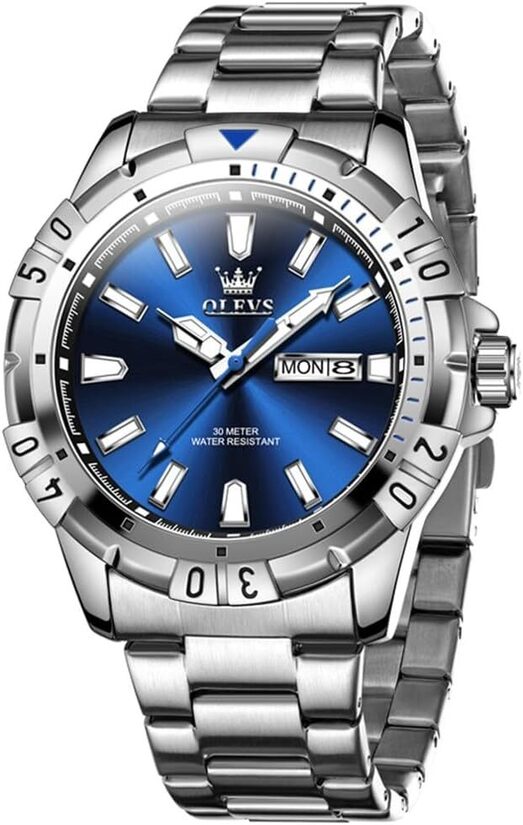 "OLEVS" Orologio da uomo - cronografo analogico / classico lusso