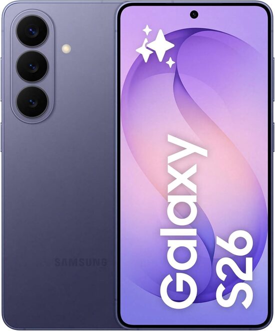Samsung Galaxy S26 Smartphone AI, 256GB o 512GB, 3 anni di Garanzia. Processore avanzato - (𝐈𝐍 𝐎𝐌𝐀𝐆𝐆𝐈𝐎: 𝘢𝘭𝘪𝘮𝘦𝘯𝘵𝘢𝘵𝘰𝘳𝘦 + 𝘤𝘰𝘷𝘦𝘳 𝘵𝘳𝘢𝘴𝘱𝘢𝘳𝘦𝘯𝘵𝘦 + 𝘷𝘦𝘵𝘳𝘪𝘯𝘰 𝘱𝘳𝘰𝘵𝘦𝘻𝘪𝘰𝘯𝘦 𝘥𝘪𝘴𝘱𝘭𝘢𝘺)