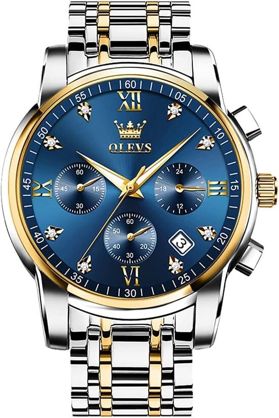"OLEVS" Orologio da uomo - cronografo analogico