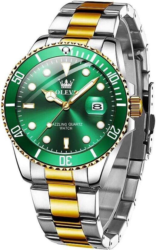 "OLEVS" Orologio da uomo - cronografo analogico / classico lusso