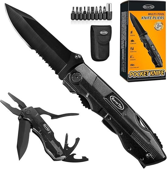 Coltello pieghevole per difesa personale e/o per campeggio/montagna