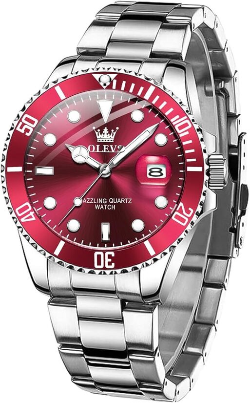 "OLEVS" Orologio da uomo - cronografo analogico / classico lusso