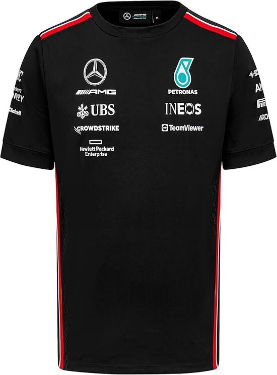 T-shirt Mercedes AMG Petronas (nero)