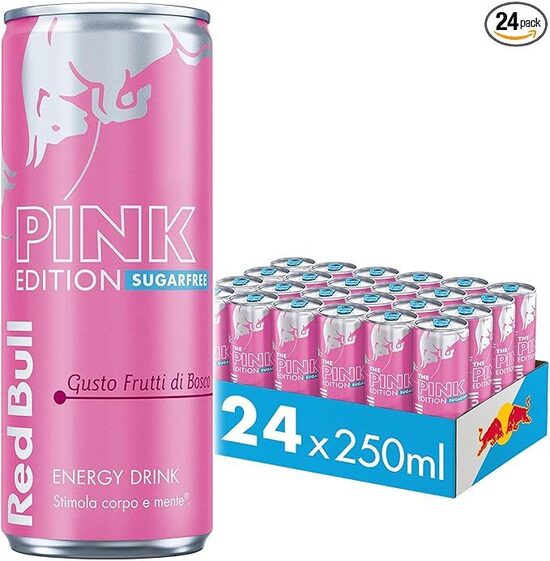 Red Bull Energy Drink, 250 ml (24 Lattine)