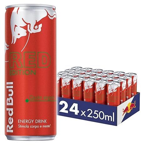 Red Bull Energy Drink, 250 ml (24 Lattine)