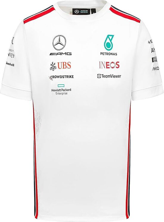 T-shirt Mercedes AMG Petronas (bianco)