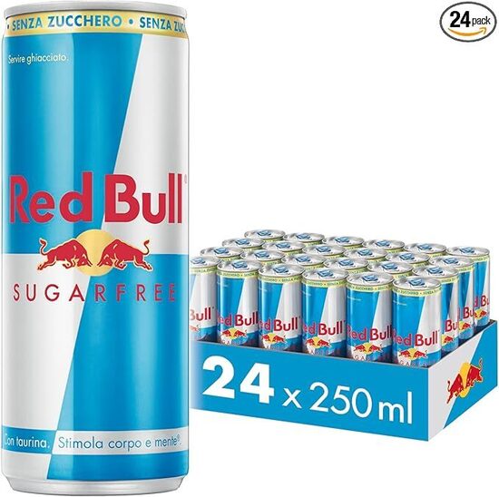 Red Bull Energy Drink, 250 ml (24 Lattine)