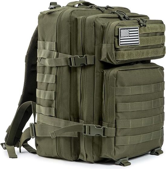 QT&QY Zaino d'assalto dell'Esercito 45L Molle zaini militari tattici