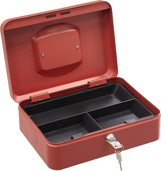 ARREGUI Elegant C9236 Cassetta di sicurezza con chiave per contare e trasportare denaro 