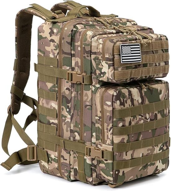 QT&QY Zaino d'assalto dell'Esercito 45L Molle zaini militari tattici