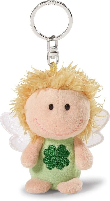 NICI 34553 - Portachiavi Angelo Custode Portafortuna, 7 Cm  (IN REGALO)